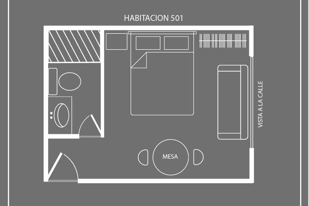 DOUBLE ROOM + EXTERIOR VIEW + AC + WC  BT501