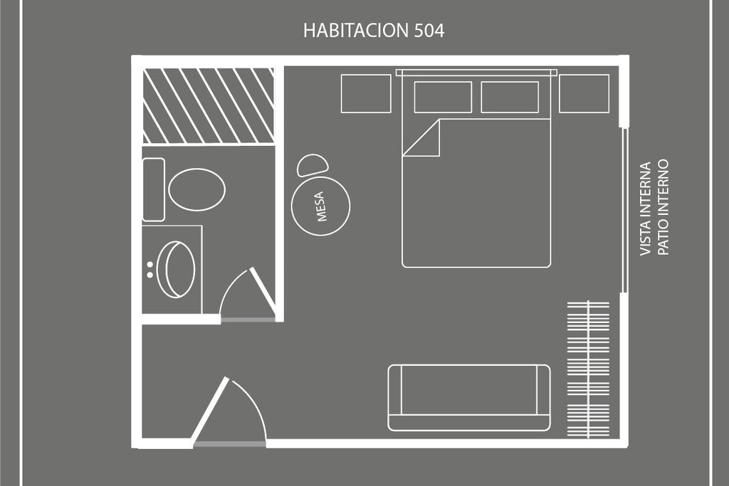 DOUBLE ROOM + INSIDE VIEW BT504